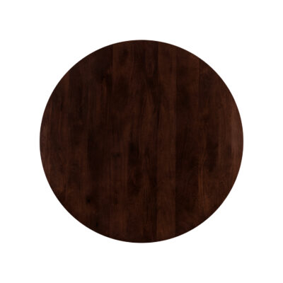 W-poot, eettafel Sofia, ronde eettafel van ø120 cm, tafel, mangohouten eettafel, eettafel, rond tafelblad van ø120 cm,