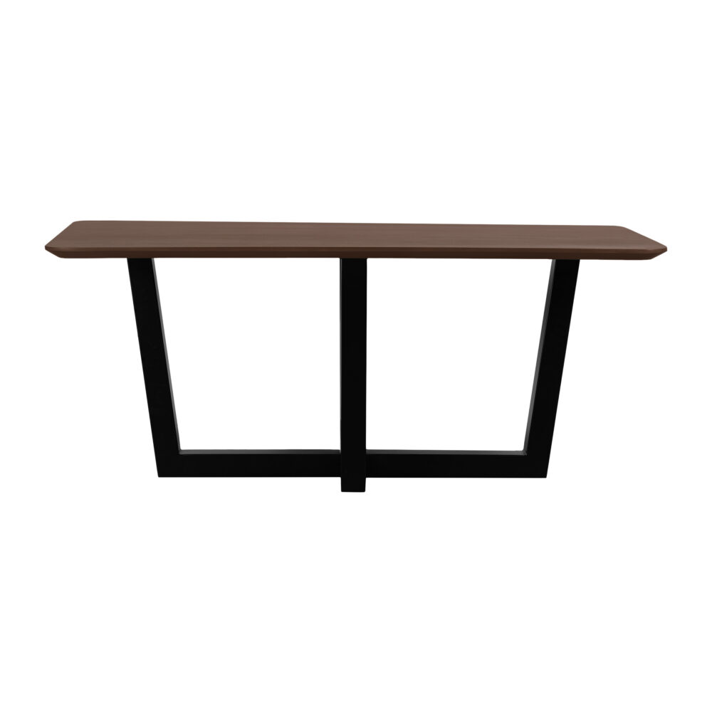 bruine eettafel, eettafel Sofia, bruine rechthoekige eettafel, mangohouten eettafel, eettafel 220x110, tafel, eettafel, rechthoekige eettafel,