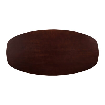 eettafel Sofia, 220x110 cm, Deens ovaal tafelblad van 220x110 cm, mangohouten eettafel, tafel, Eettafel, Witte X poot,