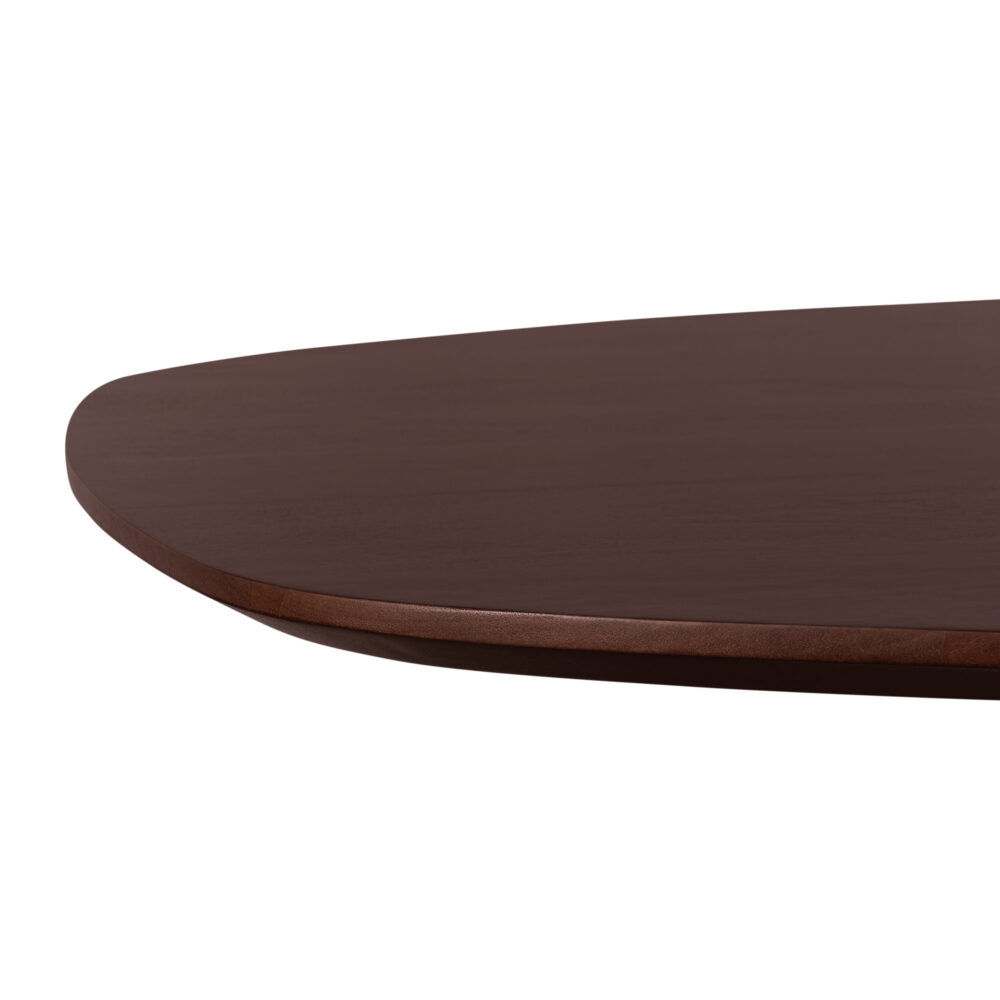 eettafel Sofia, 220x110 cm, Deens ovaal tafelblad van 220x110 cm, mangohouten eettafel, tafel, Eettafel, Witte X poot,
