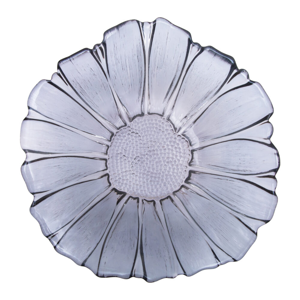 glazen fruitschaal, fruitschaal van grijs glas, glazen fruitschaal, schaal, decoratieve schaal, fruitschaal,