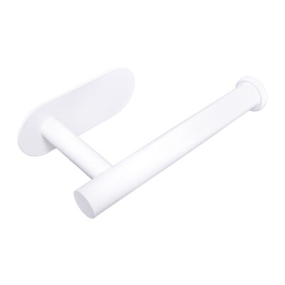 zelfklevende toiletrolhouder Nino, toiletrolhouder, toiletrolhouder Nino, toiletpapierhouder wit, toiletrolhouder wit, wc rolhouder wit, witte toiletrolhouder, toiletrolhouder wit RVS