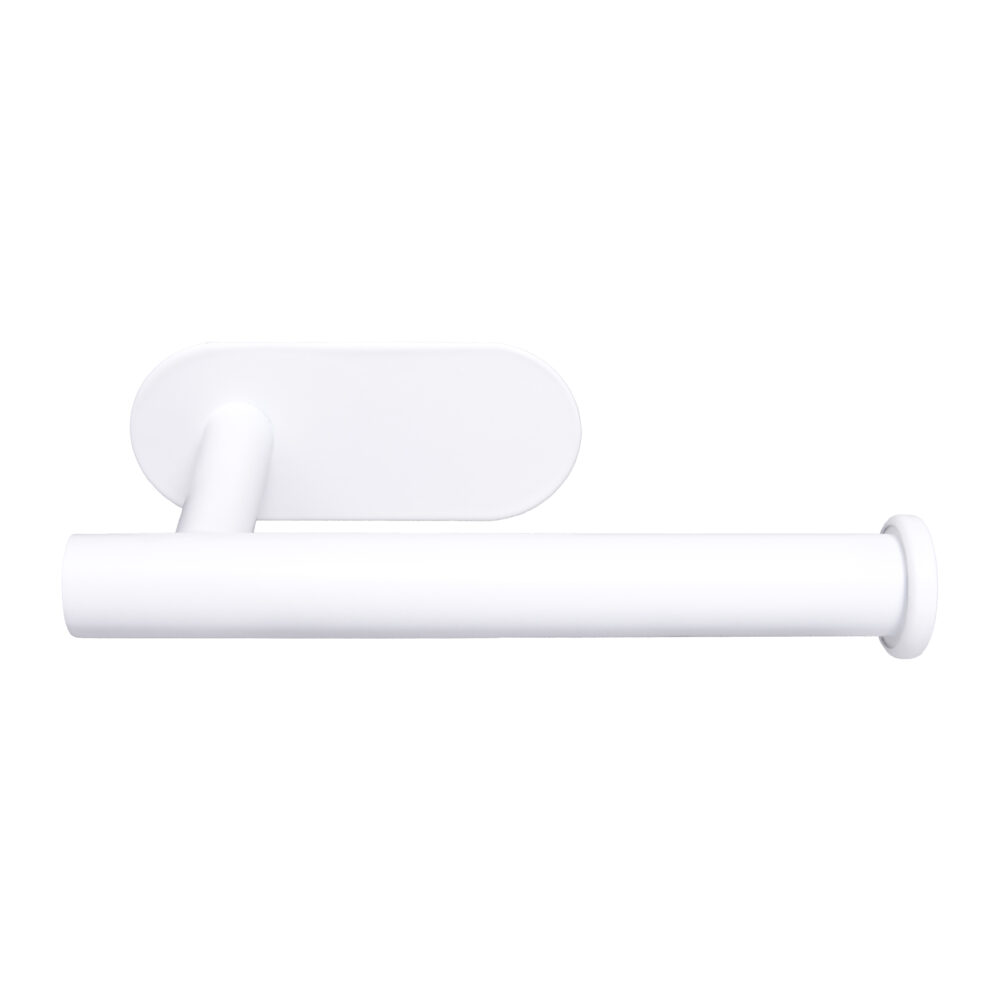 zelfklevende toiletrolhouder Nino, toiletrolhouder, toiletrolhouder Nino, toiletpapierhouder wit, toiletrolhouder wit, wc rolhouder wit, witte toiletrolhouder, toiletrolhouder wit RVS