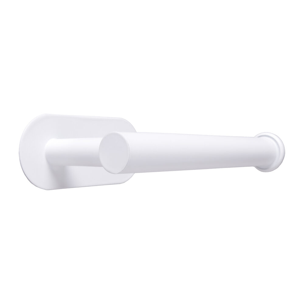 zelfklevende toiletrolhouder Nino, toiletrolhouder, toiletrolhouder Nino, toiletpapierhouder wit, toiletrolhouder wit, wc rolhouder wit, witte toiletrolhouder, toiletrolhouder wit RVS