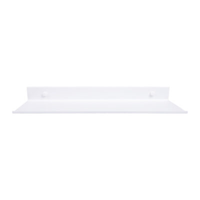witte metalen plank, wandplank van 30 cm, wandplank, plank, witte wandplank, metaal, 30 cm, metalen wandrekje, witte muurplank, muurplank, zwevende opbergplek,