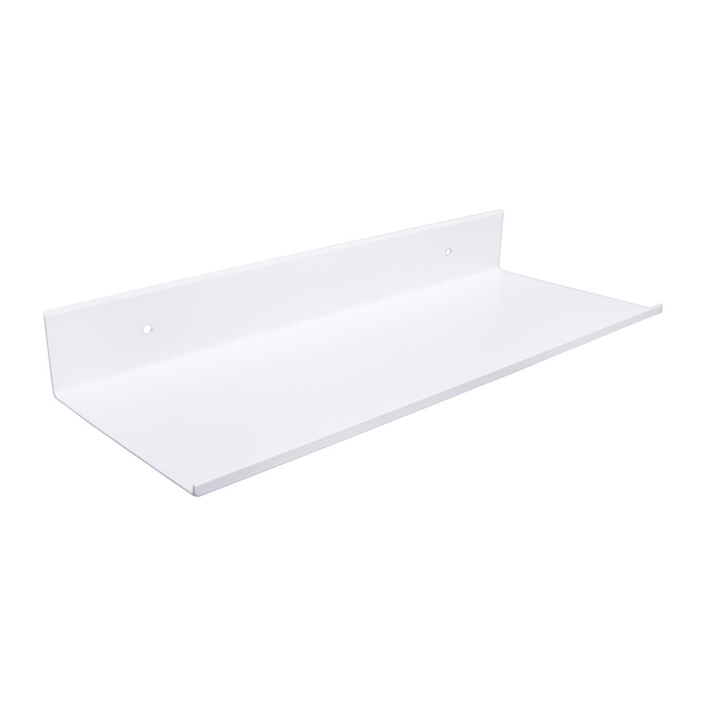 witte metalen plank, wandplank van 30 cm, wandplank, plank, witte wandplank, metaal, 30 cm, metalen wandrekje, witte muurplank, muurplank, zwevende opbergplek,