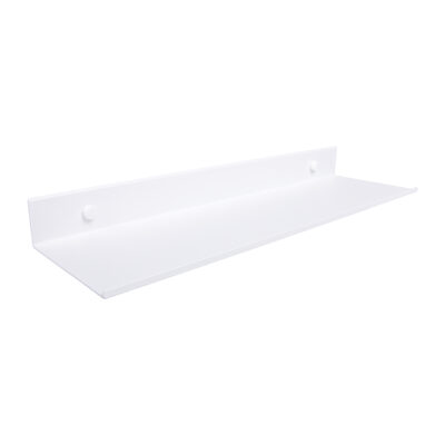 witte wandplank, wandplank van 60 cm, metalen muurplank, metalen wandplank, zwevende wandrek, wandplank, plank, muurplank van 60 cm,