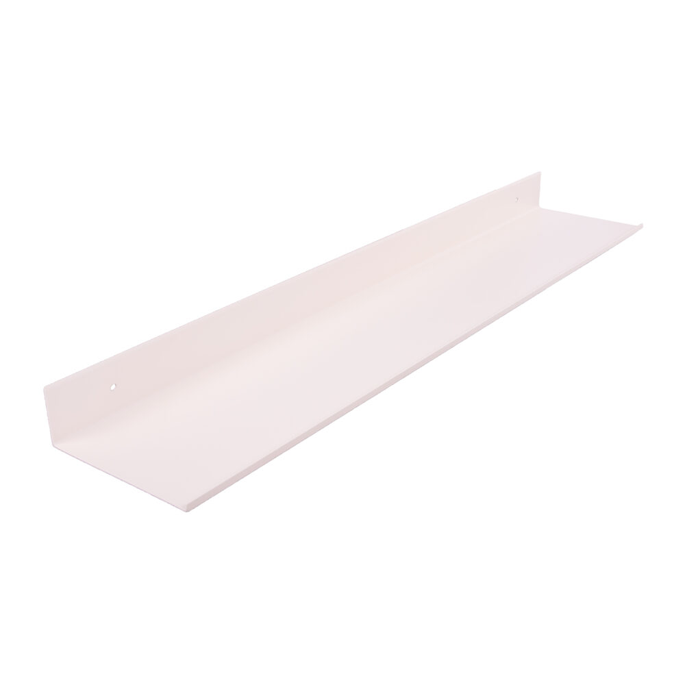 wandplank, wandplank van 60 cm, beige wandplank, metaal, 60 cm, metalen muurplank, plank