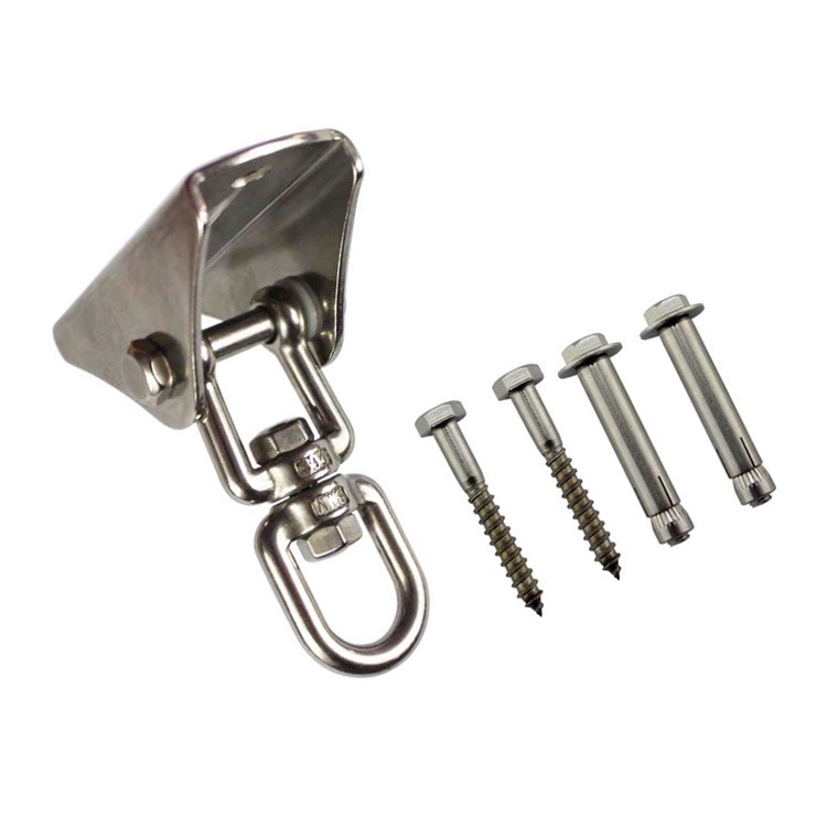 XIVADA Schommelhaak Set – RVS – 9 x 4 x 11 cm – Zilver