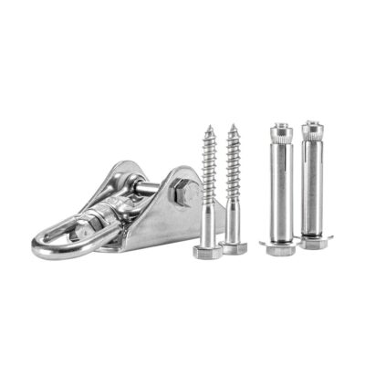 XIVADA Schommelhaak Set – RVS – 9 x 4 x 11 cm – Zilver