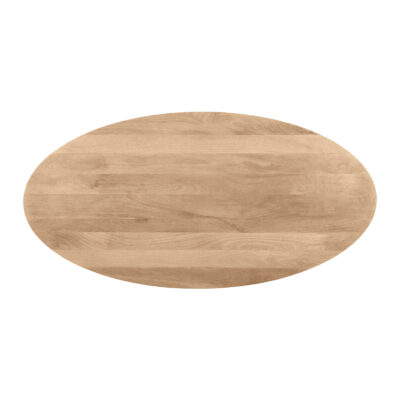 witte kruispoot, eettafel, eettafel Sofia, Witte kruispoot, ovale eettafel, tafel, witte poot, Ovale eettafel van 180x90 cm,