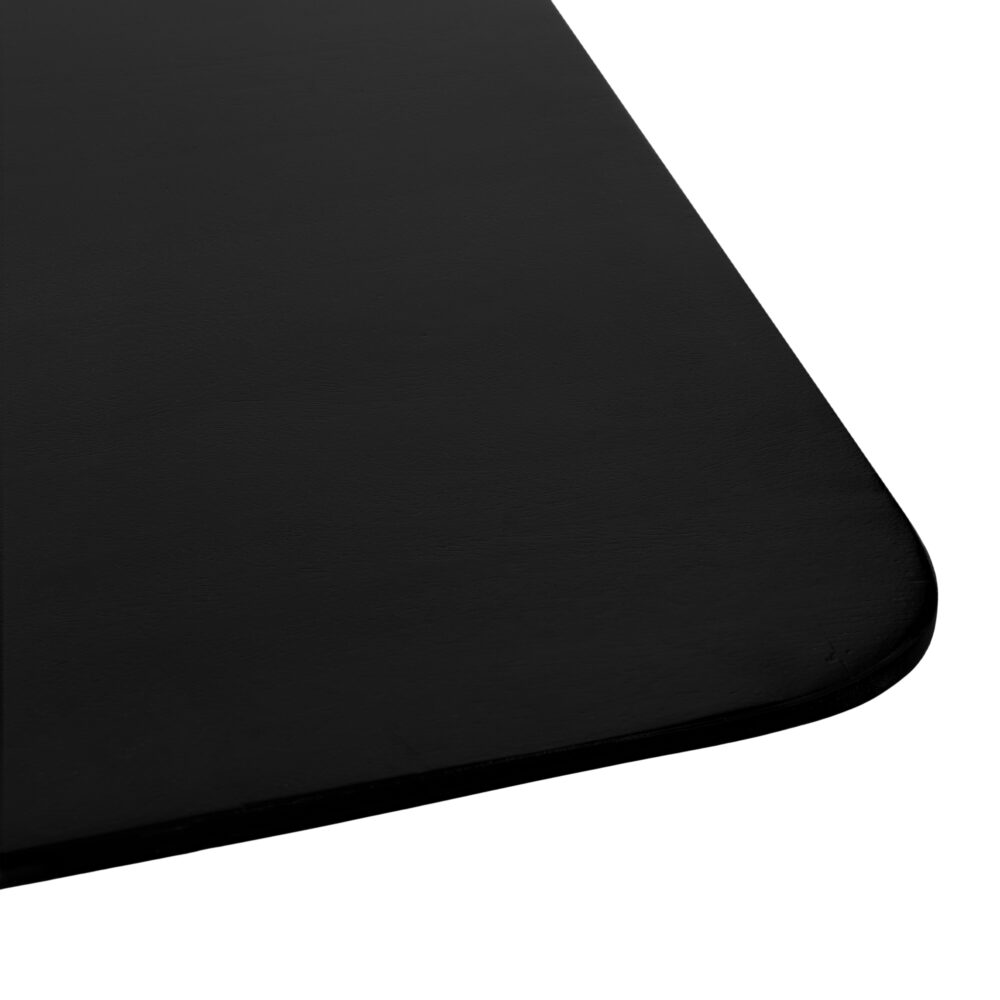 zwarte Sofia tafel, eettafel Sofia, witte kruispoot, rechthoekige eettafel, witte X poot, Rechthoekige eettafel, tafel, eettafel, Rechthoekige eettafel van 180x90 cm,