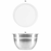 RVS mengkommen met deksels