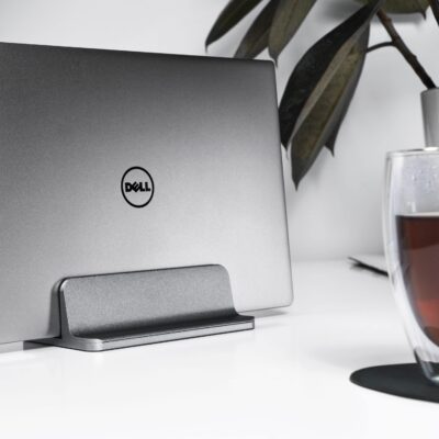 laptopstandaard voor verticaal opbergen laptop