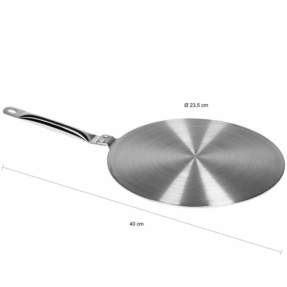 Grote inductieadapter van RVS