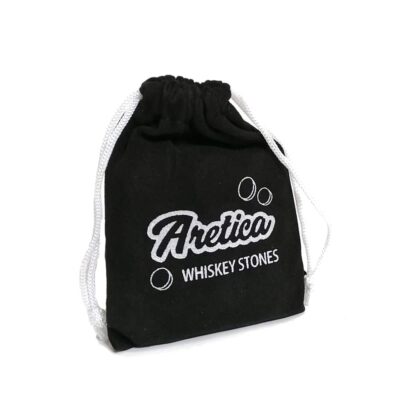 Ronde whiskey stenen 9 stuks in een zakje