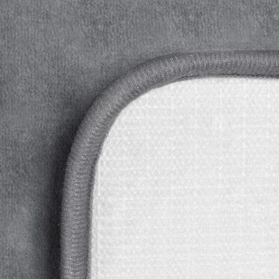 Grijze antislip mat badkamer