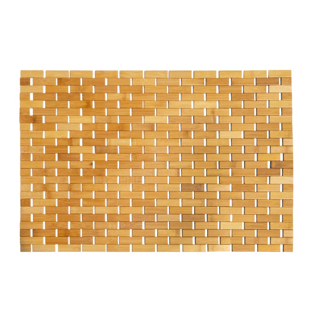 Badmat van bamboe