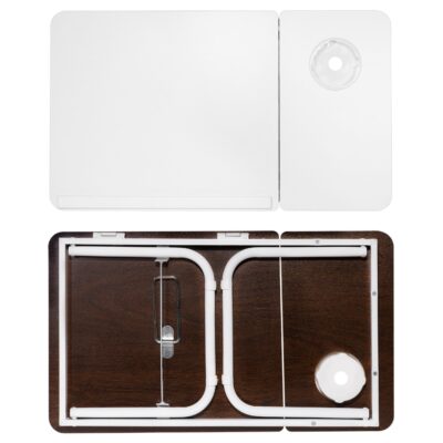 Uitklapbaar tafeltje in het wit