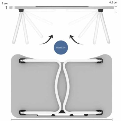 afmetingen van bedtafeltje in het zwart