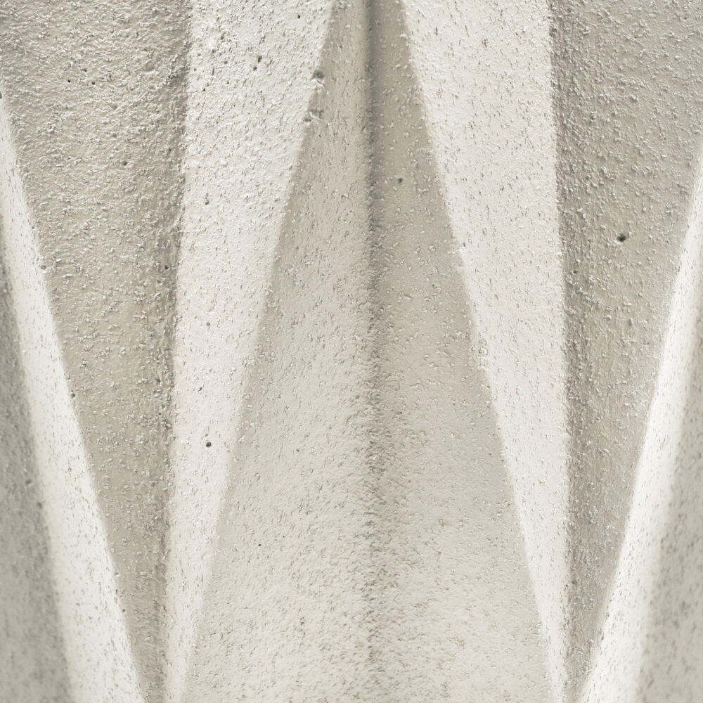 Patroon van de beige bloempotten