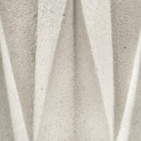 Patroon van de beige bloempotten