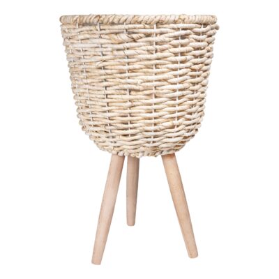 Plantenmand houten driepoot