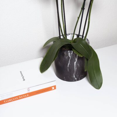 Marmerlook pot voor bloemen en planten