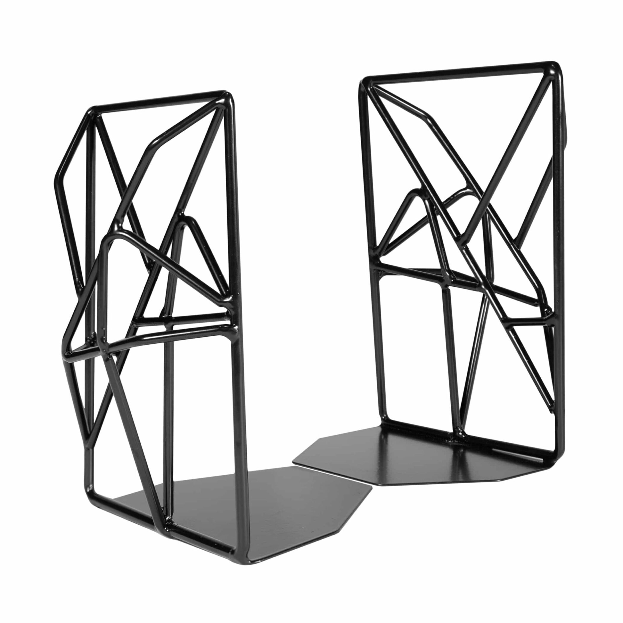 QUVIO Boekensteunen set van 2 - 8 x 12 x 18 cm