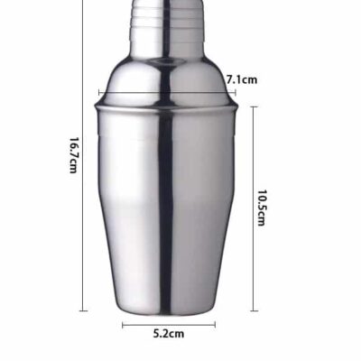 afmetingen van shaker voor mixdranken