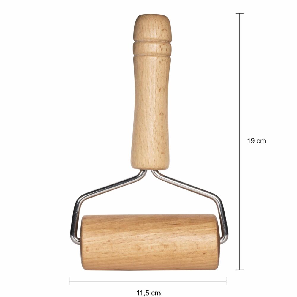 houten deegroller voor kleine gebakjes