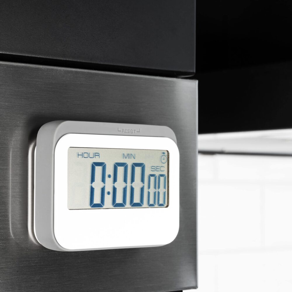 digitale kookwekker met rubberen stootrand