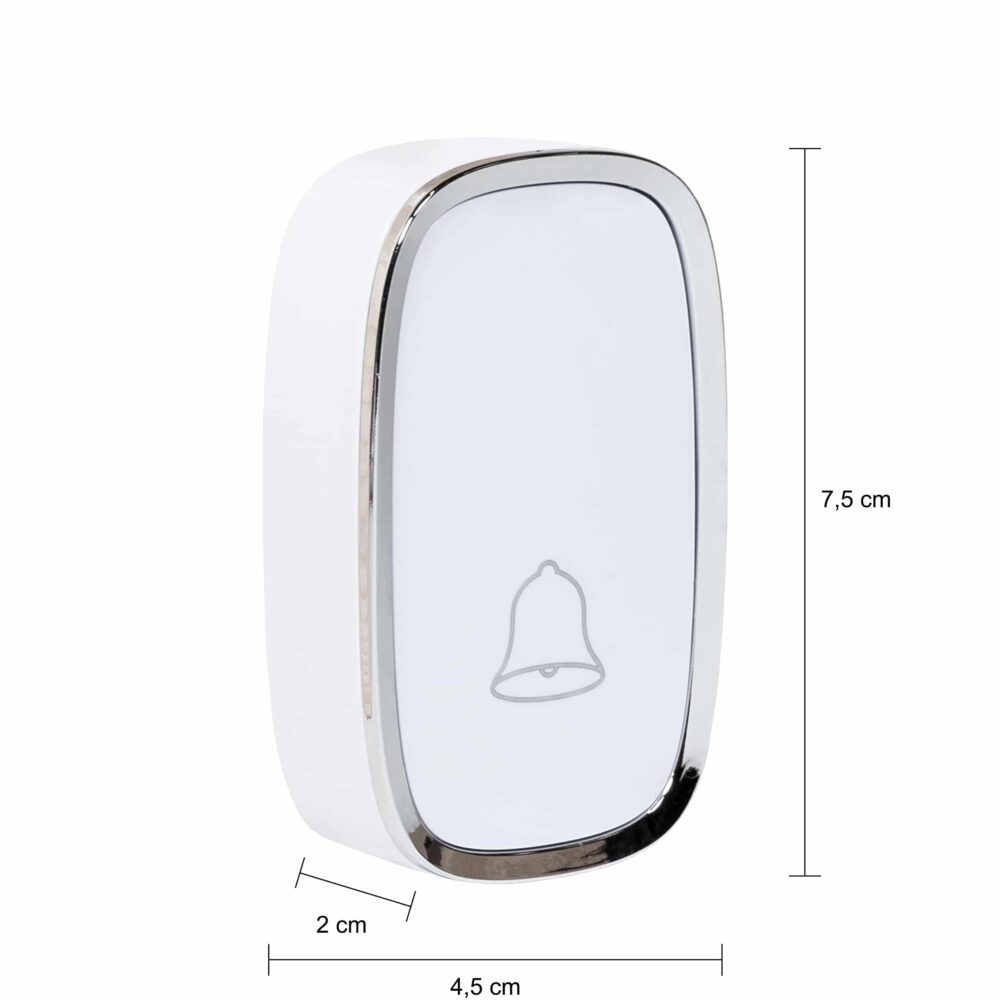 Afmetingen witte zoemer