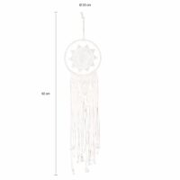 90 x 20 cm witte dromenvanger met ronde vorm