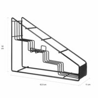 Afmetingen trapvormig wijnrek