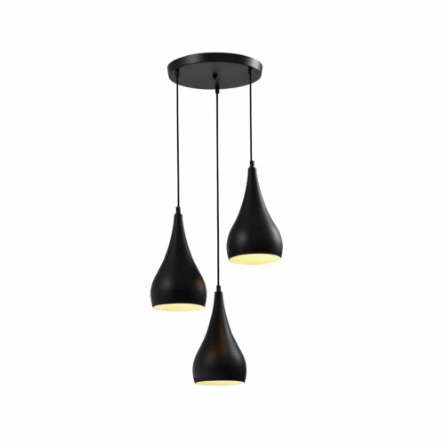 Scandinavische hanglamp zwart