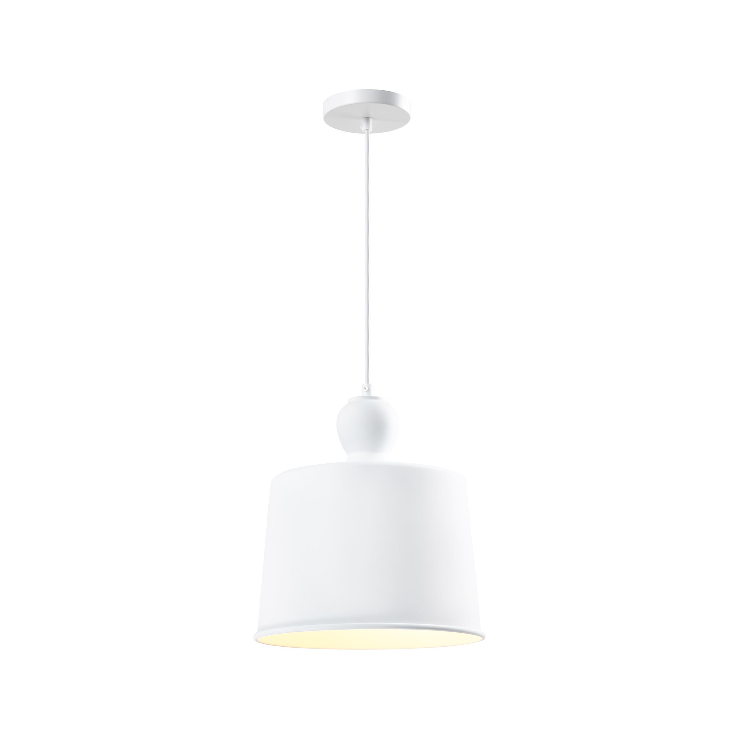 QUVIO Hanglamp retro - Vintage design - D 25 cm - Wit