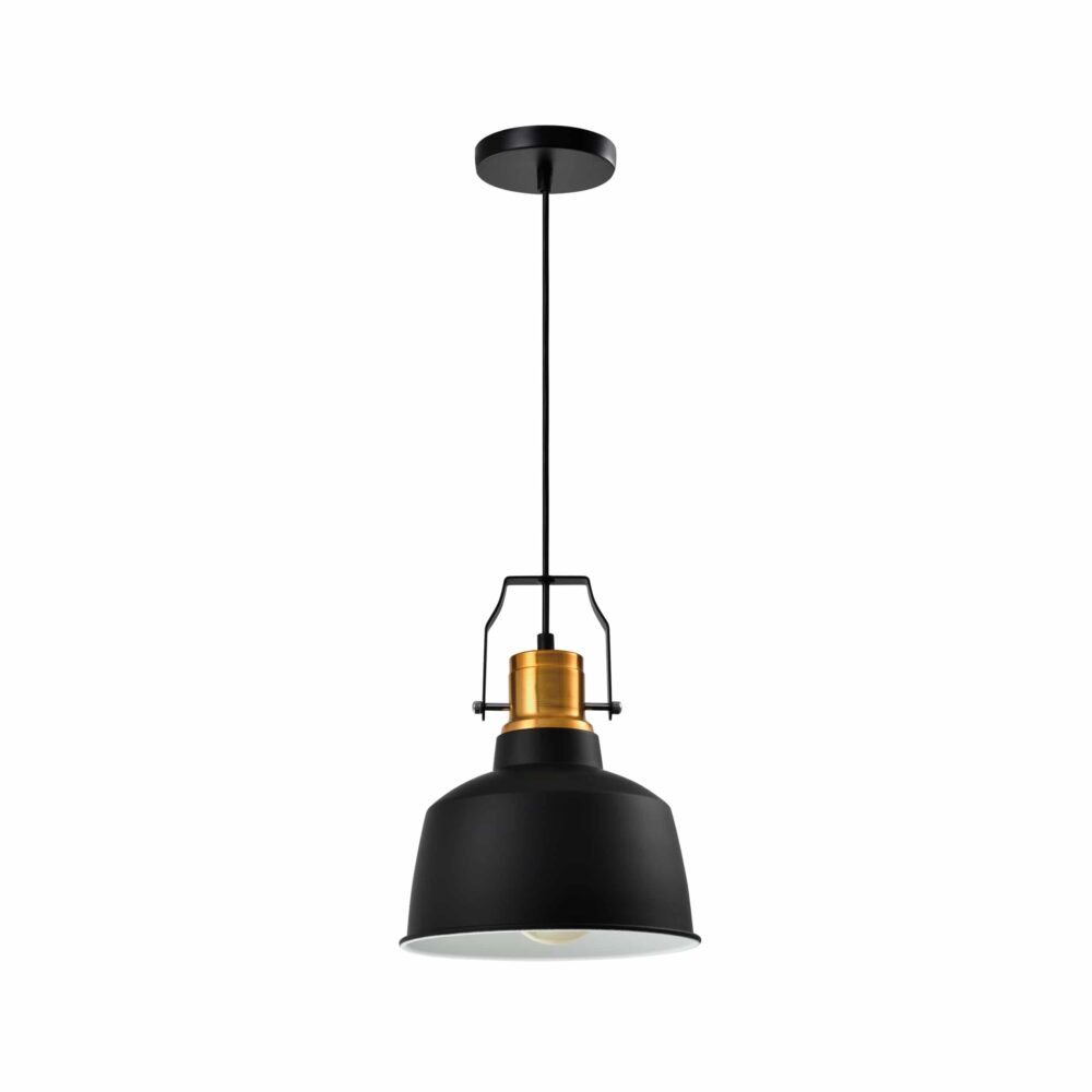 klein model industriële hanglamp
