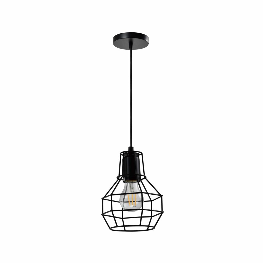 Draadlamp bol industrieel