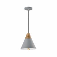 Grijze hanglamp voor in de woonkamer, keuken of slaapkamer