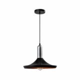 Zwarte quvio hanglamp