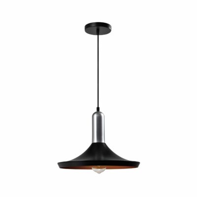 Zwarte quvio hanglamp