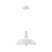 Witte verlichting in retro stijl