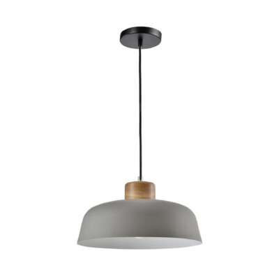 Grijze Scandinavische hanglamp