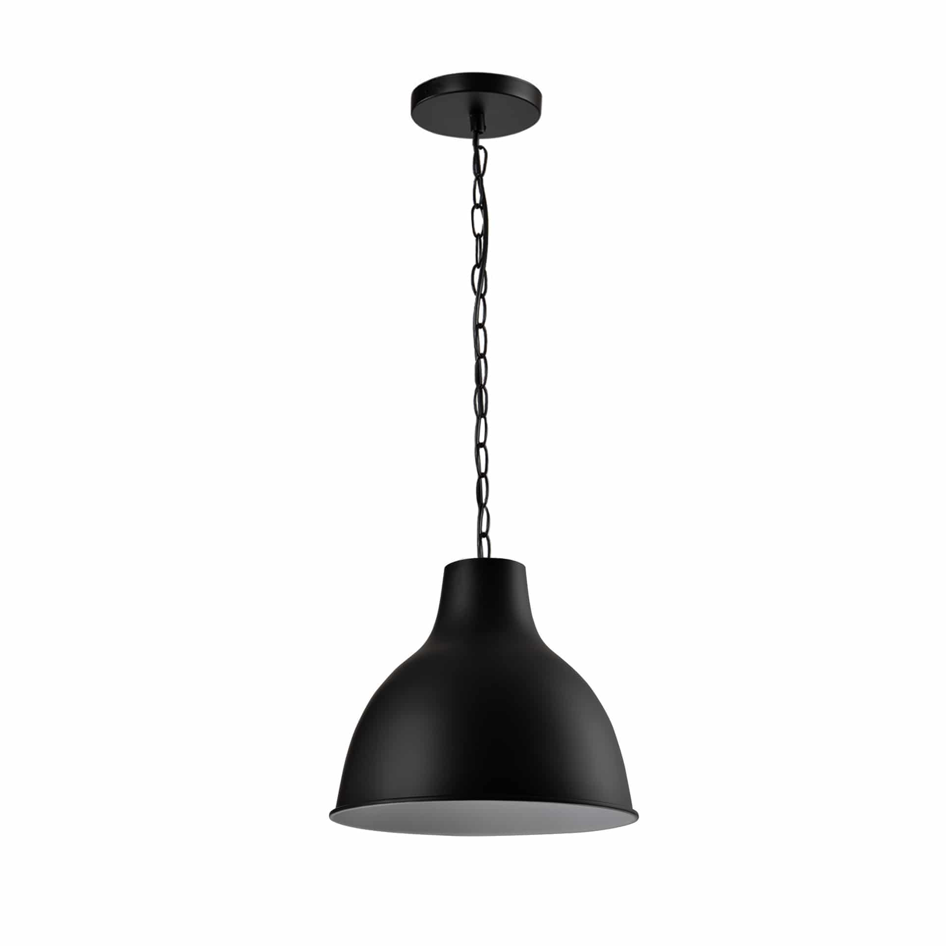 Zwarte verlichting met ketting