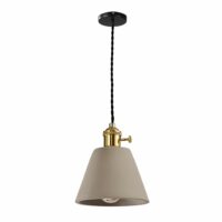 betonnen landelijke hanglamp