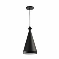 Zwarte kegel lamp