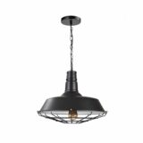 Landelijke verlichting schaal met draad