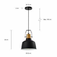 Lampen met zwarte kap en gouden accenten