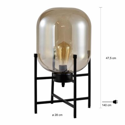 Moderne lamp voor op tafel